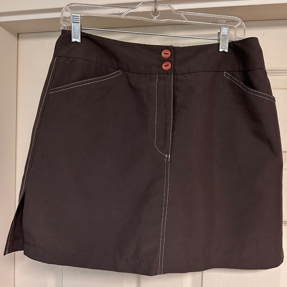 Cracked Wheat golfing skort